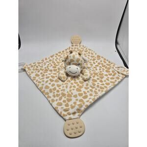 Modern Baby Girafffe Teether Rattle Security Blanket/Lovey